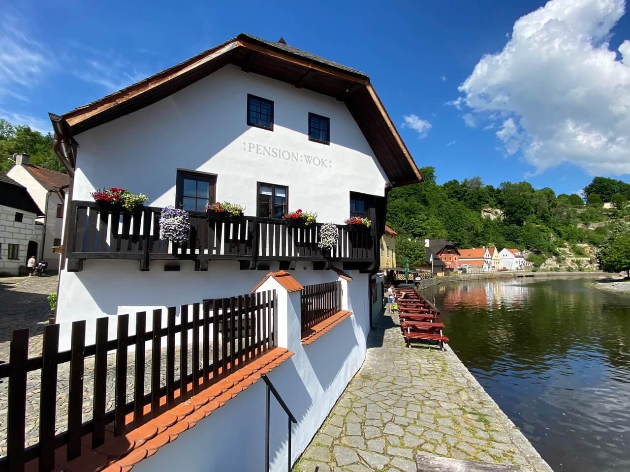 Český Krumlov pension WOK by the Vltava river bank