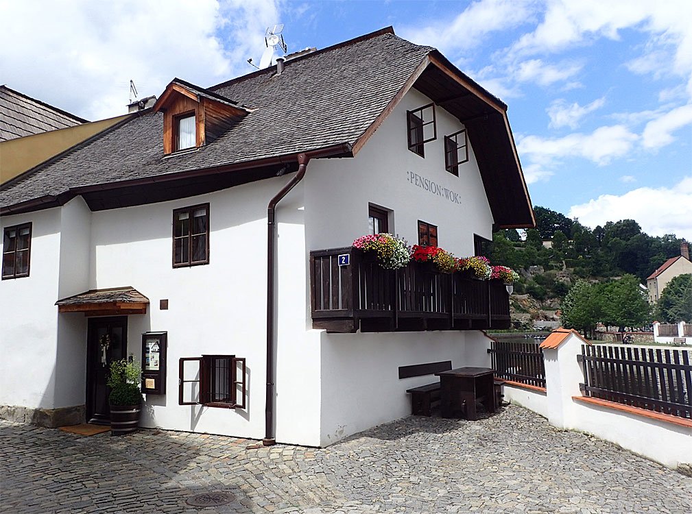 Pension WOK Český Krumlov on the bank of the Vltava River