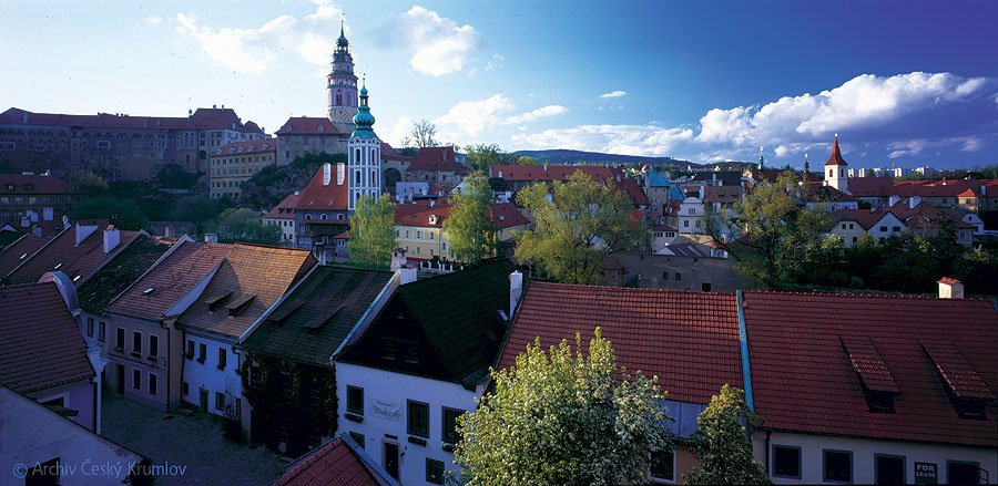 Pohled na Český Krumlov